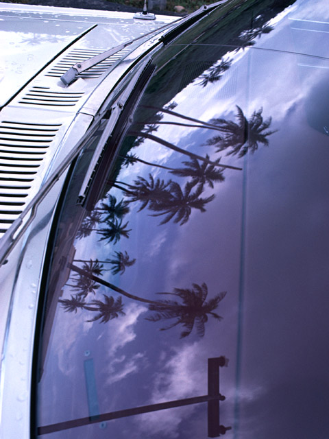 視界良好！雨対策にガラス撥水＆ウロコ取りの写真